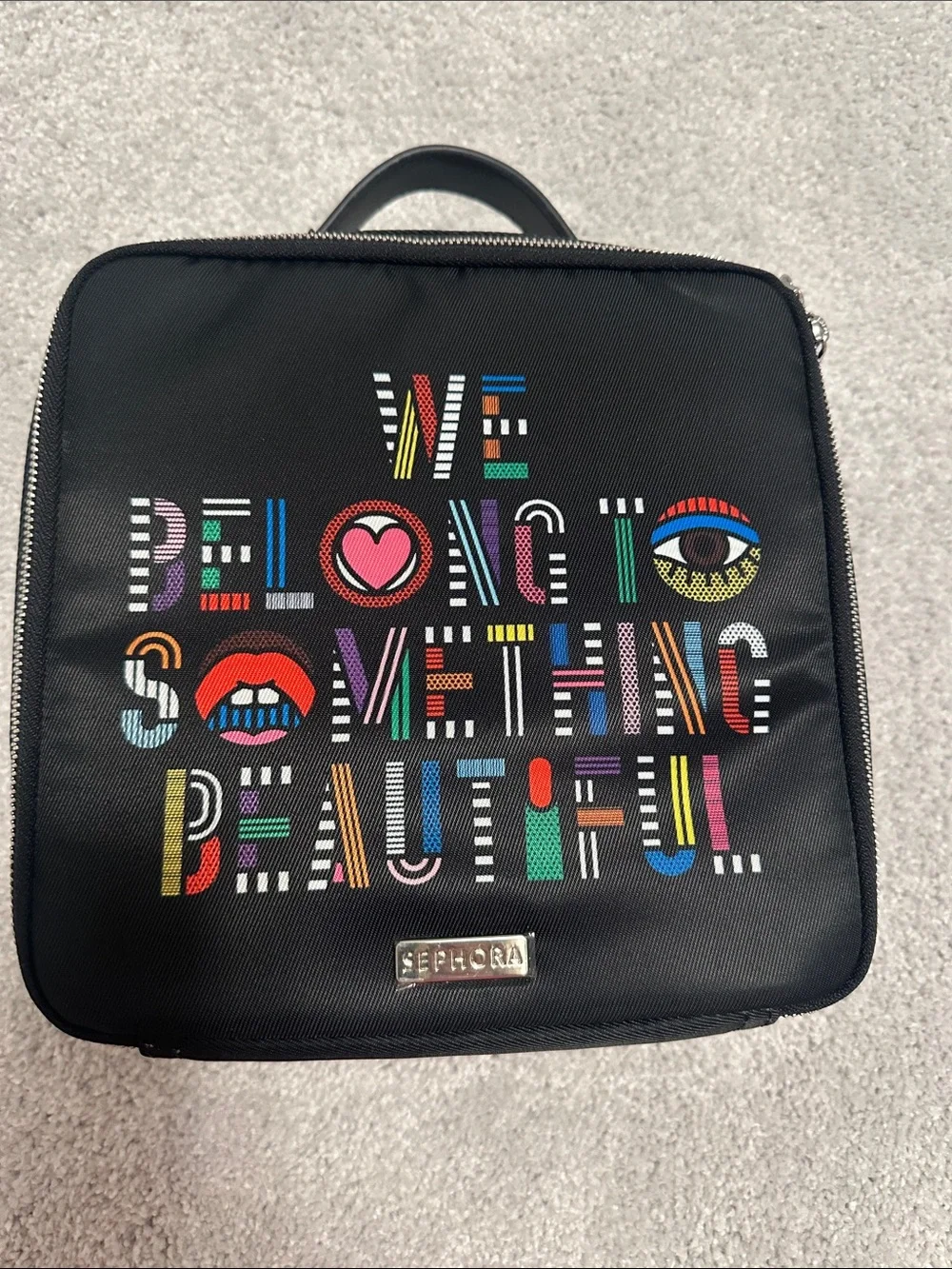 NWT Sephora We Belong to Something Beautiful Makeup Bag Limited Edition
